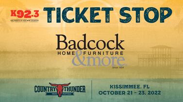 Win Tickets To Country Thunder With Melissa at Badcock Home Furniture &more in Sanford