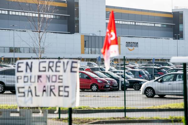 Amazon workers strike on Black Friday during worldwide protest