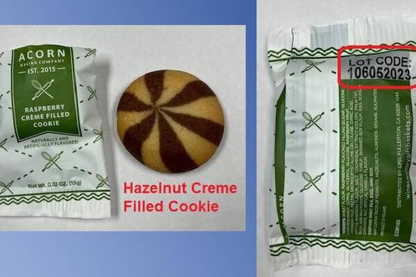 Recall alert: Raspberry crème-filled cookies recalled