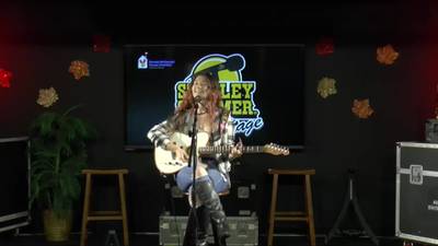 Emily Caudill on the Stanley Steemer Sound Stage