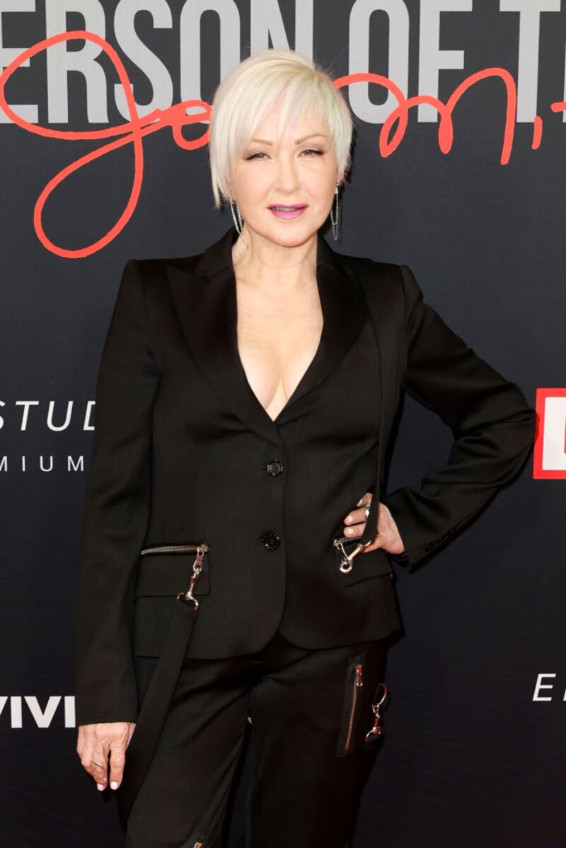 LAS VEGAS, NEVADA - APRIL 01: Cyndi Lauper attends MusiCares Person of the Year honoring Joni Mitchell at MGM Grand Marquee Ballroom on April 01, 2022 in Las Vegas, Nevada. (Photo by Frazer Harrison/Getty Images for The Recording Academy)