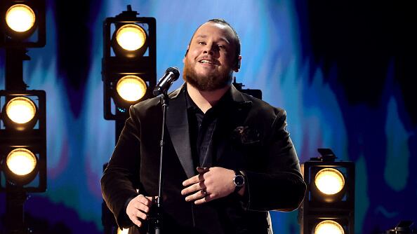 Luke Combs performs onstage