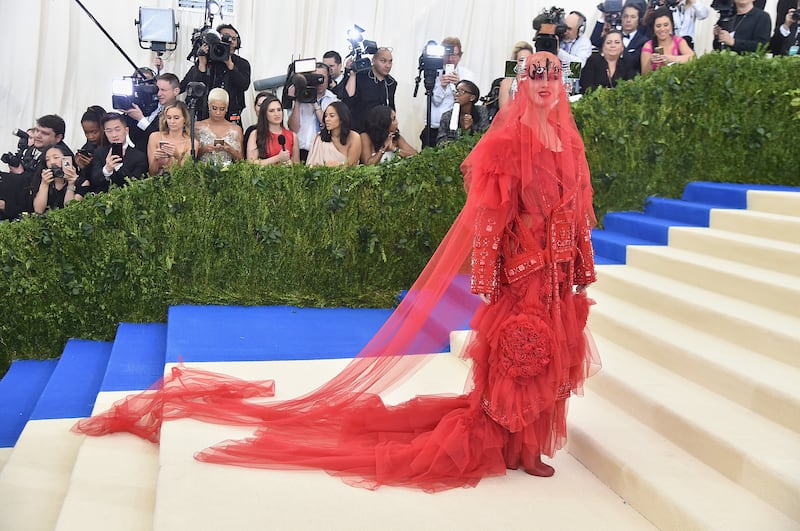 "Rei Kawakubo/Comme des Garcons: Art Of The In-Between" Costume Institute Gala - Arrivals (Photo by Theo Wargo/Getty Images For US Weekly)
