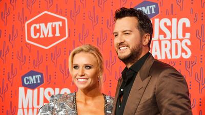 NASHVILLE, TENNESSEE - JUNE 05: Luke Bryan and Caroline Boyer attend the 2019 CMT Music Award at Bridgestone Arena on June 05, 2019 in Nashville, Tennessee. (Photo by Mike Coppola/Getty Images for CMT)