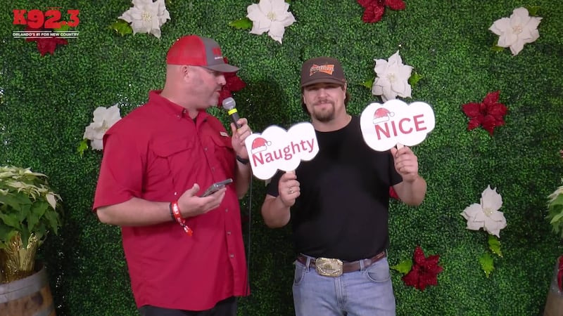 Gavin Adcock plays Naughty or Nice